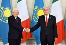 Президент Казахстана встретился с президентом Италии Серджо Маттареллой