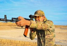 На учениях разведподразделения отработали нормативы по тактической стрельбе