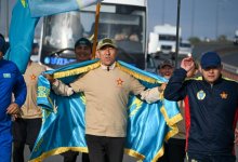 Военнослужащий из Астаны сдержал слово и установил рекорд ко Дню Республики