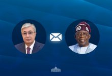 Токаев поздравил президента Нигерии с 65-летием независимости