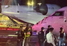 Бортпроводница пострадала при столкновении двух самолетов в Нью-Йорке