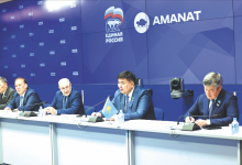 Партия "AMANAT" укрепляет сотрудничество с партией "Единая Россия"