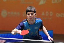 Казахстанец стал призером престижного турнира по настольному теннису в Китае