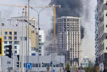 Новостройка загорелась в Астане: пострадавших нет