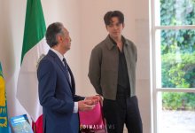 Димаш Кудайберген провел обряд тұсау кесу в посольстве Казахстана в Мексике