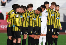 Удар шипами по голове получил футболист ФК "Кайрат"