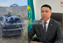 Аким села попал в смертельное ДТП в горах Алматинской области