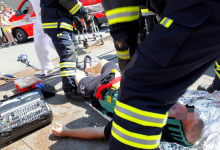 Автобус в Алматы сбил пешехода после проезда на красный: инцидент попал на видео