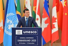 Ерлан Карин выступил на 43-й сессии генеральной конференции ООН в Самарканде