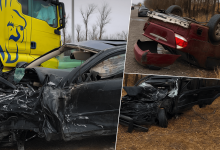 Lexus вылетел на встречку и смял три машины на трассе Алматы–Бишкек