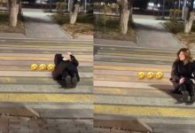 Девушки легли на пешеходном переходе ради контента в Атырау