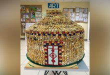 Юрту из асыков соорудили в Актобе