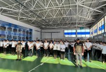 "Чемпиондық Рух": в городе Есик прошла акция по призыву молодежи к жизни без наркотиков