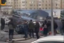 Смертельное ДТП произошло в Астане (ВИДЕО)