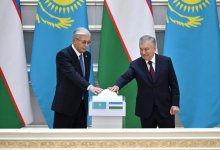 Токаев и Мирзиёев дали старт запуску совместных проектов Казахстана и Узбекистана