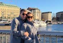 Динара Сатжан с мужем улетела в Швецию