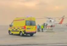 Трагедия в Туркестанской области: пострадавшего при пожаре доставили в Шымкент