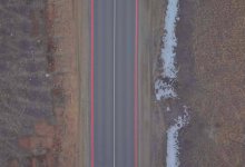 Кроваво-красные полосы появились на обочинах дорог в Карагандинской области