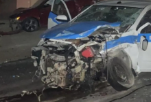 Подросток за рулем влетел в патрульную машину в Актау