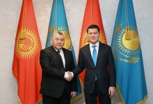 Ерлан Карин встретился с госсекретарем Кыргызстана