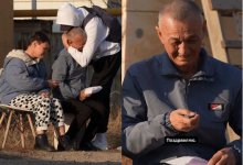 Человек в маске помог вдовцу, воспитывающему ребенка-инвалида (ВИДЕО)