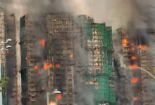 Число жертв пожара в Гонконге превысило 90 человек