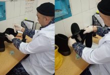 Телефон в обуви пытались передать в СИЗО Павлодара