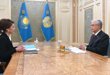 Балаева в новом статусе доложила Токаеву о работе ведомства