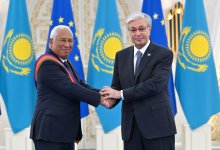 Президент Казахстана провел переговоры с президентом Европейского Совета в Астане