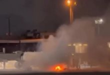 Пассажирский самолет охватил огонь в Бразилии (ВИДЕО)