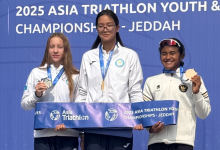 Сборная Казахстана завоевала медали на азиатском турнире по триатлону