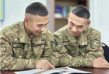 Братья-близнецы из Сарыагаша несут службу в рядах Национальной гвардии