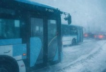 Движение пригородных маршрутов приостановили в Астане из-за непогоды