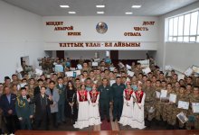 Более 120 солдат Нацгвардии в Астане торжественно проводили в запас