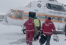 Экстренная эвакуация: беременная женщина доставлена вертолетом в Усть-Каменогорск (ВИДЕО)