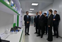 Президенту показали, как производят фармизделия в Жамбылской области