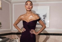 Николь Шерзингер удивила казахстанцев новогодним образом с орнаментом