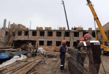 Мажилисмены проверили ход строительства нового корпуса школы в Таразе