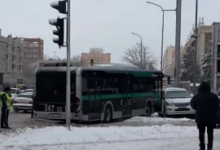 Массовое ДТП с автобусом произошло в Астане