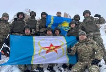 Курсанты силовых вузов покорили пик высотой 3500 метров в Заилийском Алатау