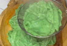 Зеленый бешпармак шокировал Казнет (ВИДЕО)