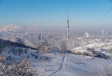 Дождь со снегом и гололед ожидаются в Алматы