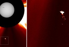 Похожий на птицу объект снова заметили на Солнце