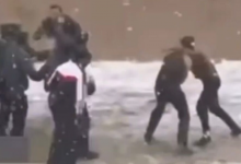 Дорожный конфликт закончился массовой дракой в Шымкенте