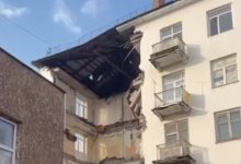 Подъезд рухнул в жилом доме Балхаша (ВИДЕО)