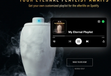 Spotify выпустил музыкальную колонку в форме погребальной урны