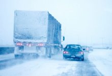 Снег и метель осложнят движение на трассах в 9 регионах Казахстана