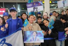 Михаила Шайдорова торжественно встретили в Алматы (ВИДЕО)