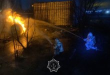 Взрыв произошел в Актобе: загорелась автозаправка (ВИДЕО)