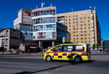 Полицейские сопровождали машину скорой в Костанае (ВИДЕО)